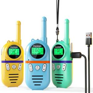 lot 6220 image: Inspireyes Walkie Talkies for Kids, Rechargeable Long Range 3 Pack, Kids Toys for Boys Girls Ages 3-12, 2 Way Radio Toy, Outdoor Adventure Toys, Camping Hiking Gear, Birthday Gifts for Kids