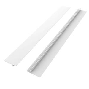 lot 6248 image: Kitchen Stove Counter Gap Cover (2 Pack), Long and Wide Gap Fillers Between Counters, Stoves, Washing Machines and Oven, Easy Clean Heat-Resistant, White 25 Inches