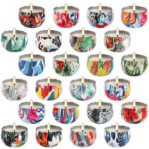 lot 11170 image: YOROXRG 24Pack Scented Candles, Soy Wax Travel Tin Jar Candles, Aromatherapy Candles for Home 2.5 OZ for Mom for Christmas, Birthday, Thanksgiving, Mothers Day, Valentines Day