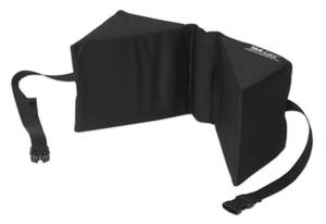 lot 11188 image: Skil-Care Triangular Head Positioner, Universal Fit, Foam Cushion, Launderable Polyester Cover, Prevents Neck Movement, Fits High-Back Wheelchairs, Geri-Chairs, and Recliners, 703121