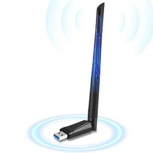 lot 12162 image: WiFi Adapter,USB WiFi Adapter,2.4GHz5GHz,1300Mbps USB3.0,High Gain Dual Band 5dBi Antenna, Support Windows11108.187XP, Mac OS 10.9-10.15,Business Sel.