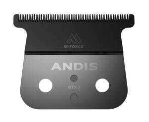 lot 12198 image: Andis 562009 GTX-EXO M-Force Replacement Hair Cutting Blade, Deep Tooth, Zero-Gapped, Black