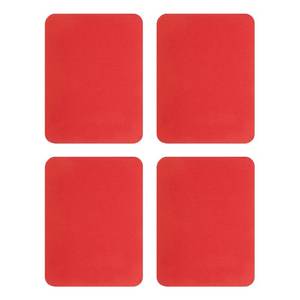 lot 12215 image: uxcell 4Pcs Iron on Patches for Clothing Repair, Mending Fabric Repair Patch Cotton for Clothes Pants Bags, 5x4 Inch Red