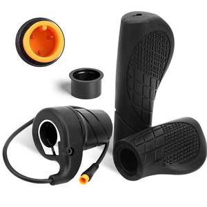 lot 12245 image: FT76x Half Twist Throttle, Half Twist Waterproof Grip, Electric Bicycle Throttle Handle 12V24V36V48V60V72V for Ebike MTB Conversion Kit