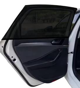 lot 14004 image: 2Pack Car Window Shades Mesh Screen 27inx43in, Universal Fit Most of Cars, Large SUV, Pickup, Sunshade for Car Camping UV Protection Breathable Mesh Baby Side Window Covers