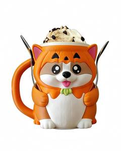 lot 14021 image: LDJDSDS Ice Cream Pint Holder, Insulated Ice Cream Holder Sleeves for 16 oz Pints with Spoon Slots and Hidden Snack Drawer, Leak Proof Popsicle Cooler Container Cozy, Gifts for Animal Lovers (Dog)