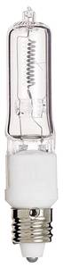 lot 14033 image: Satco S3157 120V 75-Watt T4 E11 Base Light Bulb, Clear 2 Pack