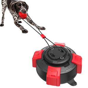 lot 19584 image: Upgraded Powerful Suction Cup Dog Toy - Cognitive Dog Toys -Tug of War Dog Toy for Aggressive Chewers Durable Puppy Molar Chew Toy with Teeth Cleaning Dog Enrichment Toys for Boredom and Anxiety Relief (Used)