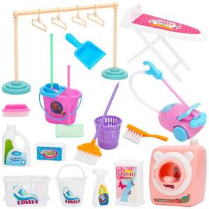 lot 19614 image: ONEST 23 Pieces Mini Housework Cleaning Supplies Miniature Mini House Accessories House Furniture Decoration Accessories