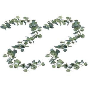 lot 20060 image: Artificial Eucalyptus Garland Faux Silk Leaf Dcor Anniversary Engagement Party Wedding