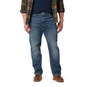lot 20081 image: Levi Strauss Signature Gold Mens Regular Fit Flex Jeans (Available in Big and Tall), Mountain Mist, 38W x 36L
