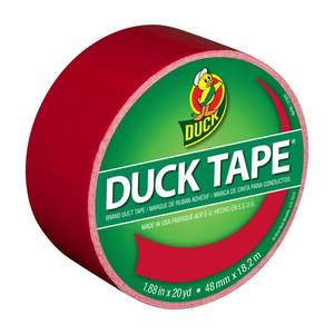 lot 20083 image: Duck Tape 1265014 1.88in x 20 yd Cha Cherry Tape, Single Roll, Multicolor