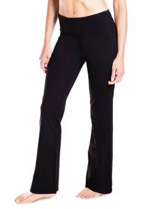 lot 20085 image: Yogipace Extra Tall Womens Bootcut Flare Yoga Pants with Pocket, Flare Leggings for Workout, Travel and Everyday,37in,Black,Size L