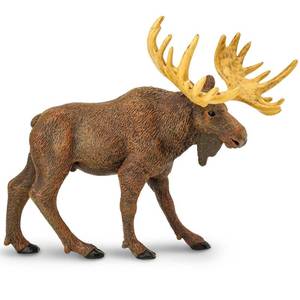 lot 20483 image: Safari Ltd. Moose Figurine - Realistic 5in Animal Figure - Educational Toy for Boys, Girls, and Kids Ages 1