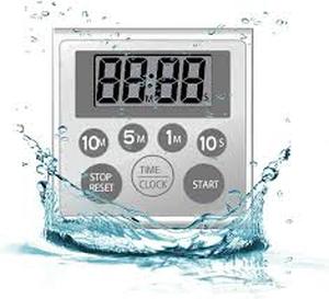 lot 19568 image: NUOSWEK Digital Waterproof Timer with Large LCD Display