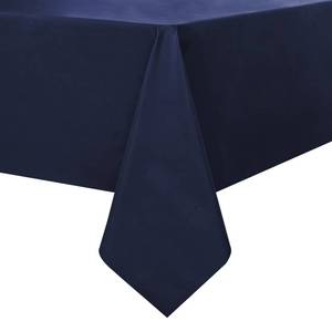 lot 1690 image: Romanstile 100% Waterproof PVC Tablecloth, Square Oil Spill Proof Stain Resistant Vinyl Table Cloth, Wipe Clean Plastic Table Covers for KitchenDiningParties - 54 x 54 Inch, Navy Blue