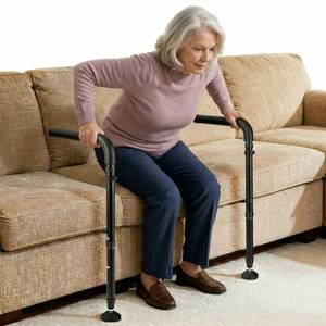 lot 1708 image: NIMOOD L2 Stand Assist Aid for Elderly, Disabled, Mobility Standing Assist Rail for Sitting, Standing, Flexible in Width, Height, Support Legs for Chair, Couch Assist Grab Bar, Elderly Assistance
