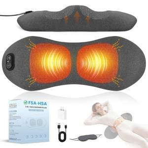 lot 1740 image: 3 in 1 Lower Back Massager - Smooth Triple Fusion Back Massager with Heat,Vibration Massager & Airbag Traction Spine Massager for Lower Back Pain Relief,Deep Tissue Relaxation FSA Eligible HSA