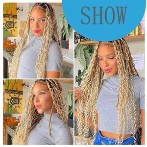 lot 2167 image: #613 Blonde Human Braiding Hair Deep Wave Bulk 20 20 20 Inch Honey Blonde Deep Curly Braids Human Hair Extensions Unprocessed Virgin Remy Hair 3 Bundle 50 Gram Per Bundle