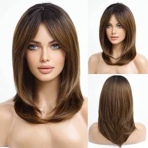 lot 2182 image: HAIRCUBE Layered Wigs for Women Synthetic Wig