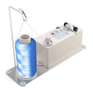 lot 2185 image: Automatic Bobbin Winder for Sewing Machine Electric Bobbin Winding with Spool Thread Stand for Brother, Babylock, Singer, Janome, Automatic Thread Sewing Machine Accessory