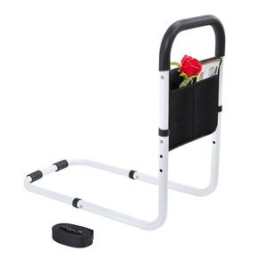 lot 2191 image: YJGH Bed Rails for Elderly Adults Safety, Bed Assist Rails for Seniors, Adjustable (19.3-23) with 0.47 in Thick Steel Tube, Fits King, Queen, Full, Twin Bed