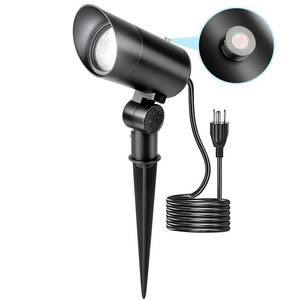 lot 2194 image: HIBOITEC 30W Spot Lights Outdoor Dusk to Dawn 120V Plug in Flag Pole Light 3000LM 5000K LED Waterproof Landscape Spotlight for Yard Garden Tree Statue, 5.9 FT Cord with Plug