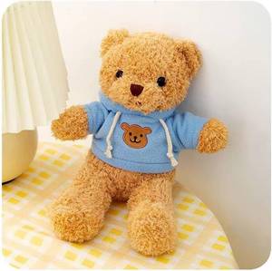 lot 4085 image: YUKOUQIAN Teddy Bear Stuffed Animal Cute Plush Doll SoftToy 15.7 Gift for Girls Boys Birthdays Christmas Childrens Day Halloween Thanksgiving Day (Blue Bear 15in)