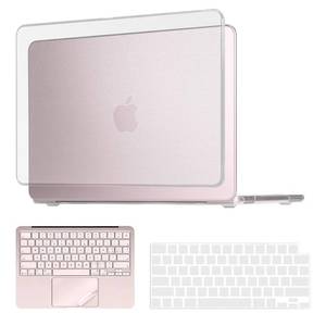 lot 4126 image: uconsmimo Matte Clear Case for 2026 MacBook Neo 13-inch (Model A3404) - Slim Hard Plastic Shell, ScratchDustFingerprint Proof, Light Drop Protection, with TPU Keyboard Cover & Trackpad Film