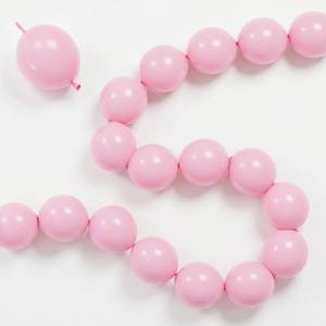 lot 4145 image: Pastel Pink Quick Link Balloons, 100PCS 10 Inch Baby Pink Linking Balloons for Making Balloon Wall Heart Arch, Tails Balloon for Girls Wedding Birthday Baby Shower Valentines Party Decorations