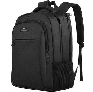 lot 5403 image: MATEIN Business Laptop Backpack, 15.6 Inch Travel Laptop Bag Rucksack, Water-Resistant Bag Daypack for Work College Computer Men Women Backpack, Black