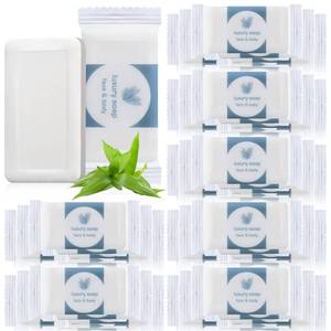 lot 9807 image: Kacctyen 800 Pcs 0.35oz Mini Bar Soap Bulk Individually Wrapped Bulk Hand Hotel Soap Bars Travel Size Toiletries for Guest Vacation Bathroom Rentals