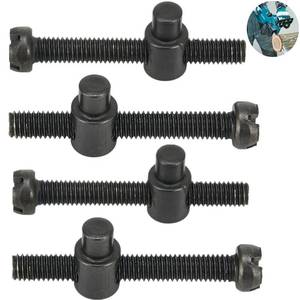 lot 12273 image: 4 Pcs Chain Bar Tensioner Adjuster, Chainsaw Adjuster Bar Chain Tensioner Adjustment Screw Chainsaw Parts for Electric Chain Saw 405 5016 Chainsaw, Black