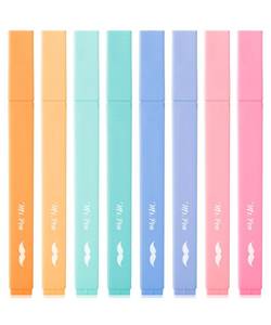lot 12279 image: Mr. Pen- Aesthetic Highlighters No Bleed, 8 Pack, Assorted Colors, Chisel Tip, Cute Highlighters Assorted Colors for Journaling, Highlighting, Underlining, Fast Dry, Back to School Supplies