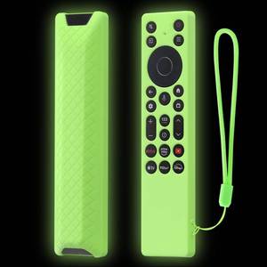 lot 12290 image: LEFXMOPHY Case for TCL RC923A FMB1  RC813A FMB1 2025 QM6K QM7K TV Remote, Silicone Cover Glow in Dark - Lime Green