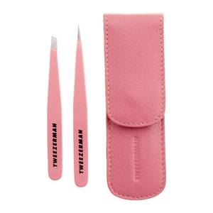 lot 12300 image: Tweezerman Exclusive Tea Rose Petite Tweezer Set