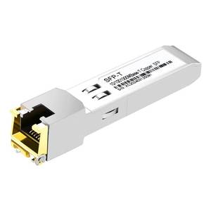lot 12311 image: 101001000 Base-T Gigabit SFP to RJ45 Copper Ethernet Modular Transceiver for Cisco,Meraki,Ubiquiti,DTP Link,Supermicro,Netgear, 1.25G SFP-T CAT5ECAT6 up to 100m