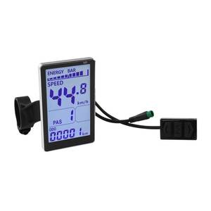 lot 12317 image: Electric Bike LCD Display, 5 Pin E Scooter M5 Panel Meter Screen with Waterproof Connector, E Bike Display Meter Control Panel Screen Suitable for 31.8 22.2mm Handlebar Electric Bike(No. 2 Protocol)