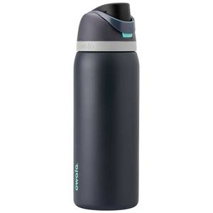 lot 12322 image: Owala FreeSip Insulated Stainless Steel Water Bottle with Straw for Sports and Travel, BPA-Free, 32oz, Foggy Tide (Used) (Some Water Condensation)