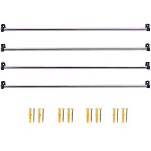 lot 14098 image: YYST Gift Wrapping Paper Wall Mount Storage Station, Organizer, Dispensing Rack for Gift Wrapping Paper up to 40 Inch(100CM) wide. (Black-4)