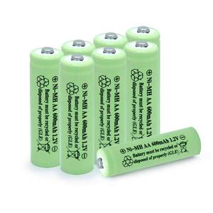 lot 14182 image: QBLPOWER AA Ni-MH 600mAh 1.2V Rechargable Solar Light Batteries for Outdoor Solar Lamps Garden Lights Remotes Mice(8Pcs)
