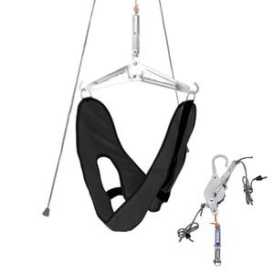 lot 14199 image: Adjustable Neck Traction Device, the Hook Design is controllable, the Gear Design Does not Need to Hang Heavy Objects, Easy to use, Effectively relieves Neck Pain, Suitable for Home or Outdoor
