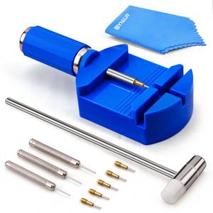 lot 14212 image: BYNIIUR Watch Link Removal Kit, Watch Band Strap Chain Pin Remover Repair Tool Kit for Watch Band Strap Adjustment, Bracelet Sizing and Watch Resizing Adjuster