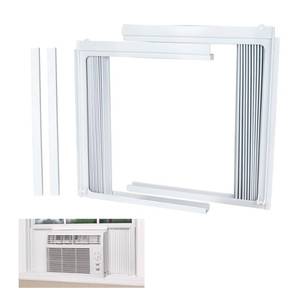 lot 18219 image: LBG Products Window Air Conditioner Side Panel and Frame Set,AC Accordion Filler Kit,Fits Most 5000BTU Window Air Conditioners, AC Side Panels with Frame