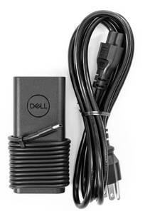lot 18221 image: Dell 65W USB-C Laptop Charger for XPS and Latitude 5000 - Power Cord Included