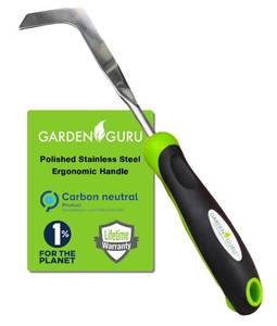 lot 18226 image: Garden Guru Patio Crack Weeder Tool with Ergonomic Handle �� Stainless Steel Weed Puller for Patio Sidewalk Driveway Cracks  Rust Resistant