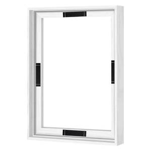 lot 19654 image: Abtgt 12x16 Canvas Floating Frame with 0.9 Deep, White Floater Frame for Canvas Paintings with Adhesive, Vertical or Horizontal Wall Art frame for Prints Oil Painting Diamond Decor, 1 Pack.