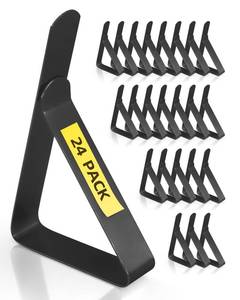 lot 20151 image: Shelvestar 24 Pack Tablecloth Clips - Heavy Duty Picnic Table Clip, Stainless Steel Table Cloth Cover Clamps, Table Cloth Holders Ideal for Restaurant Outdoor