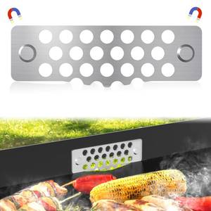 lot 20184 image: Griddle Accessories of Blackstone Grease Gate Blocker, Compatible with All Blackstone Griddle Accessories, Blocks Food from Falling into Rear Grease Trap (1Pack)