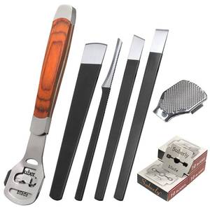lot 20192 image: 36 Pcs Callus Shaver for Feet Set, Foot Callus Shaver, (1 Stainless Foot File &1 Foot File Heads & 4 Pedicure Knife & 30 Replacement Slices Blades)